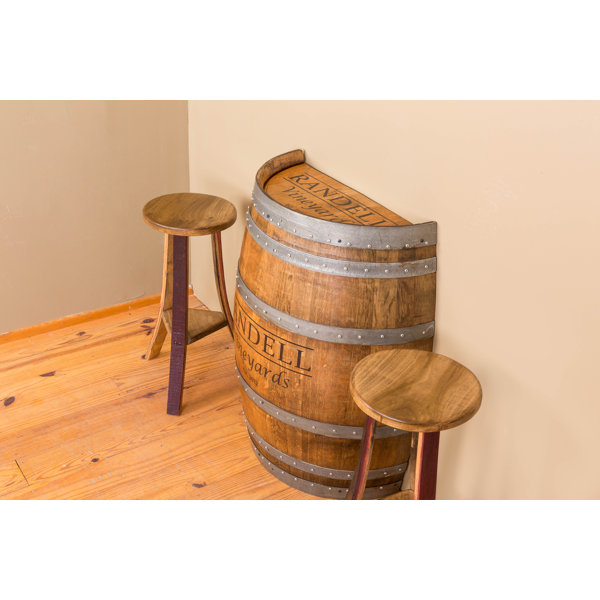 Half Wine Barrel Table Wayfair